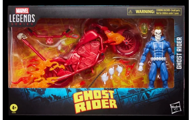 Figurine - Marvel Legends Series Ghost Rider cu Motocicleta Action Figure 15 cm