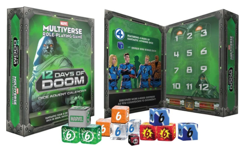 PRECOMENZI - Marvel Multiverse RPG Advent Calendar 12 Days of Doom Dice