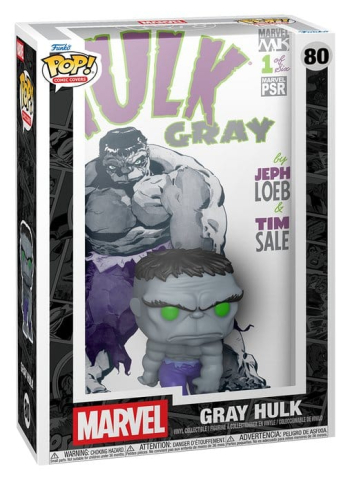 Marvel POP! Comic Covers Vinyl Figure Gray Hulk 9 cm [0]