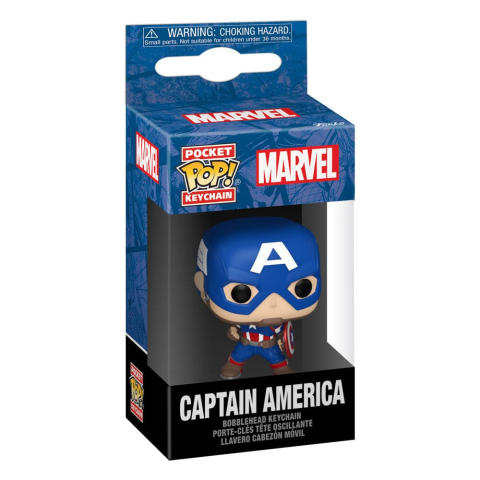 PRECOMENZI - Marvel POP! Vinyl Keychains 4 cm New Classics - Captain America Display (12)