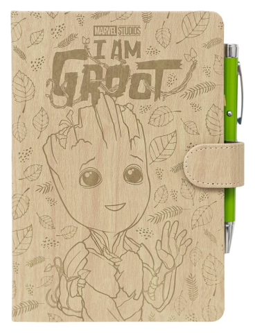 Casa si Cadouri - Marvel Premium Notebook with Projector Pen Groot A5