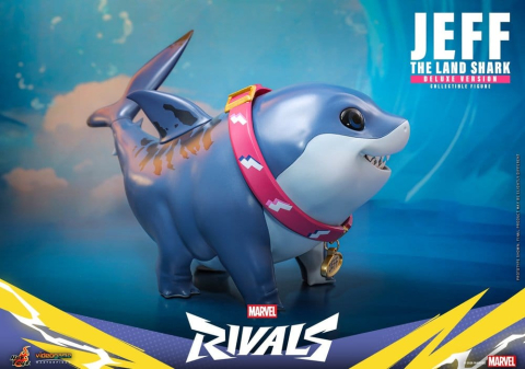 Jucarii - Marvel Rivals Videogame Masterpiece Series Action Figure Jeff the Land Shark 11 cm