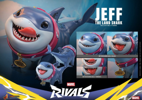Marvel Rivals Videogame Masterpiece Series Action Figure Jeff the Land Shark 11 cm [8]