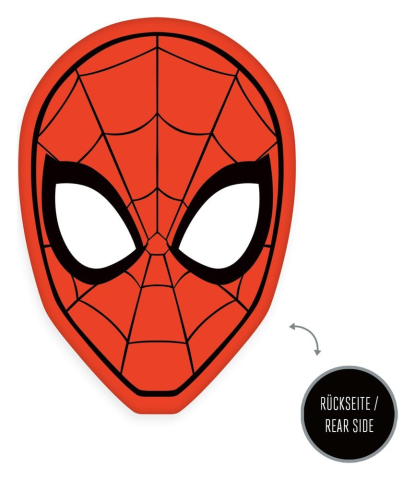 Casa si Cadouri - Marvel Soft Velboa Pillow Spider Man Head 22 x 32 cm