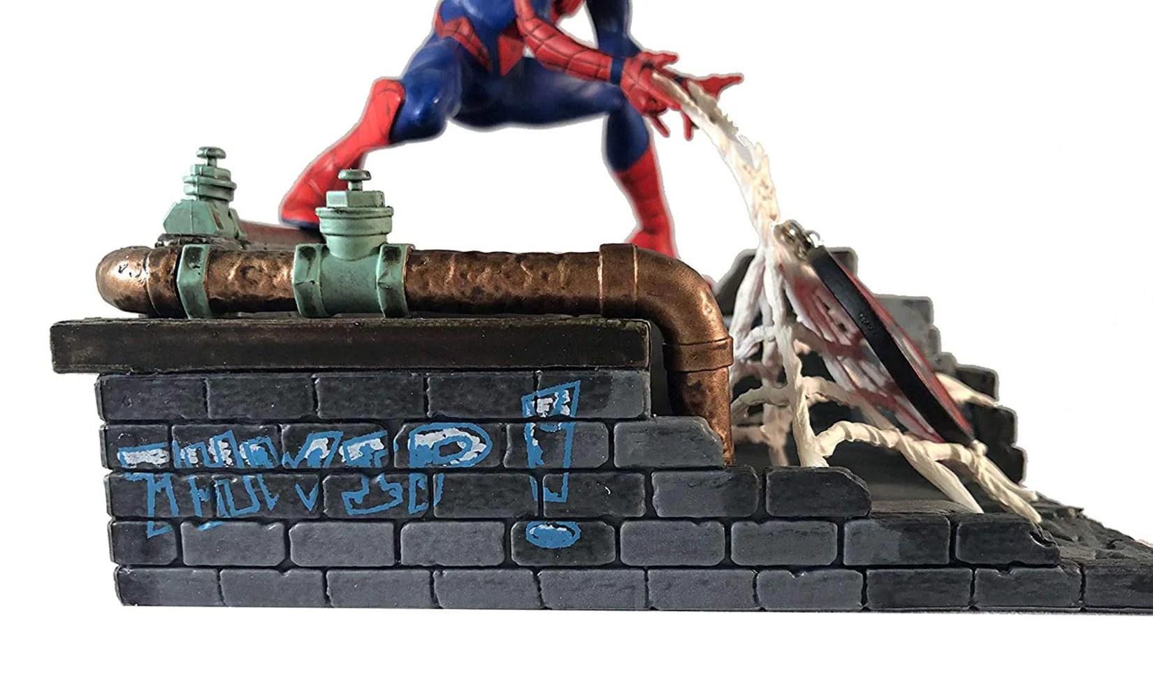 Marvel Spider-Man Finders Keypers Key Holder Statue cu Baza Depozitare [1]