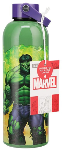 Casa si Cadouri - Marvel Universe Metal Water Bottle Hulk with Carry Loop
