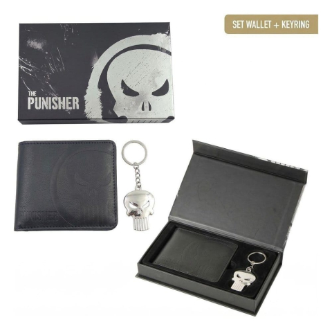 Fashion & Accessories - Marvel Wallet Gift Set Punisher