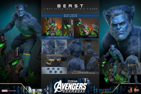 Marvel X-Men Movie Masterpiece Action Figure 1/6 Beast (Deluxe Version) 33 cm [18]