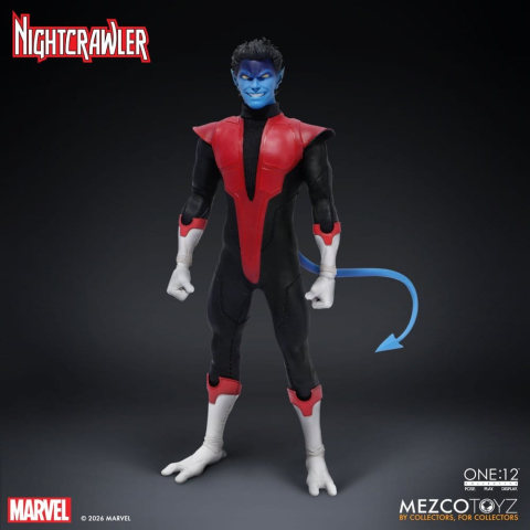Jucarii - Marvel X-Men One:12 Collective Action Figure 1/12 Nightcrawler 16 cm