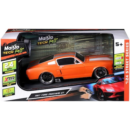 Jocuri si jucarii - Masinuta RC Ford Mustang GT 1967 Maisto 1:24 2.4GHz XTR