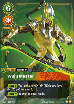 Singles Trading Card Games - Master Yi, Wuju Master (V.1 - Rare) Unleashed - Singles 191