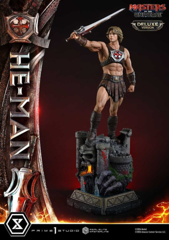 Masters of the Universe (2026 Film) Real Elite Masterline Series Statue 1/3 He-Man Deluxe Version 117 cm [11]