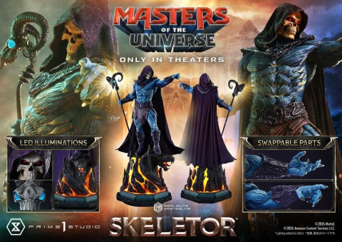 Masters of the Universe (2026 Film) Real Elite Masterline Series Statue 1/3 Skeletor 95 cm [5]