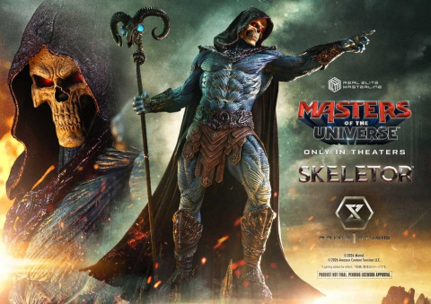 PRECOMENZI - Masters of the Universe (2026 Film) Real Elite Masterline Series Statue 1/3 Skeletor Bonus Version 96 cm