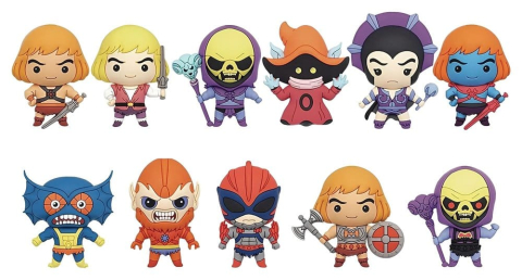 PRECOMENZI - Masters of the Universe 3D Foam Bag Clips Movie Series 1 Display (24)