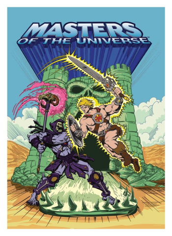 Casa si Cadouri - Masters of the Universe Art Print He-Man & Skeletor Limited Edition 42 x 30 cm