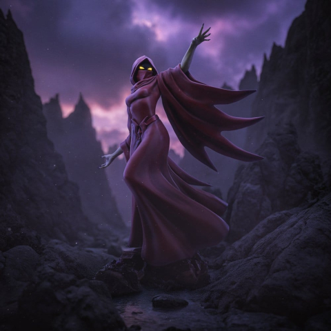 Masters of the Universe Art Scale Statue 1/10 Shadow Weaver 23 cm [6]