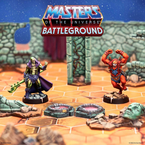Games - Masters of the Universe: Battleground Miniatures Game Wave 1: Evil Warriors Faction *English Version*