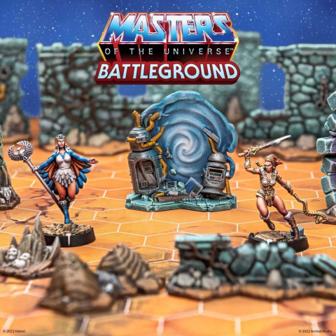 Games - Masters of the Universe: Battleground Miniatures Game Wave 1: Masters of the Universe Faction *German Version*