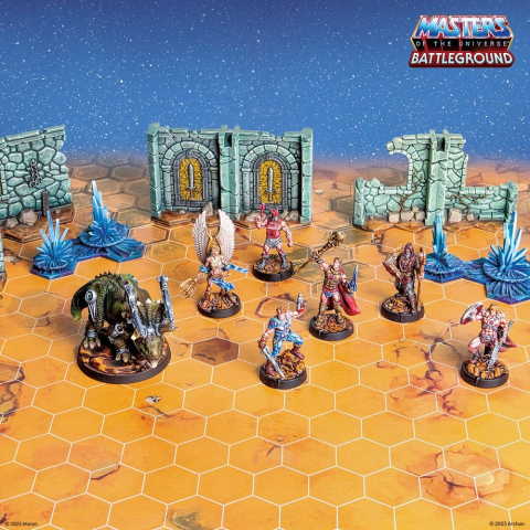 Masters of the Universe: Battleground Miniatures Game Wave 10: Preternian Heroes Faction *English Version* [5]