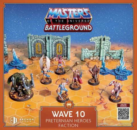 Masters of the Universe: Battleground Miniatures Game Wave 10: Preternian Heroes Faction *Spanish Version* [1]