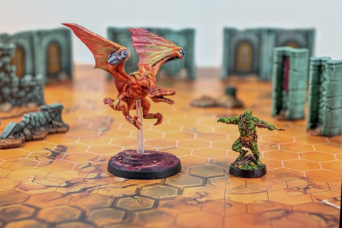 Masters of the Universe: Battleground Miniatures Game Wave 11: Preternian Heroes Moss Man / Turbodactyl *French Version* [2]
