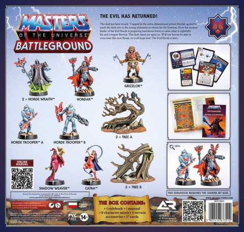 Masters of the Universe: Battleground Miniatures Game Wave 4: The Power of the Evil Horde *French Version* [6]