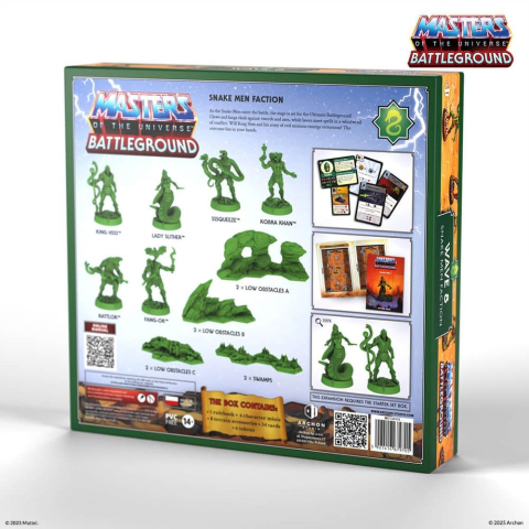 Games - Masters of the Universe: Battleground Miniatures Game Wave 8: Snake Men Faction *German Version*