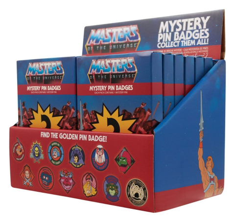 Masters of the Universe Mystery Pin Badges Blind Box Display (12) [19]
