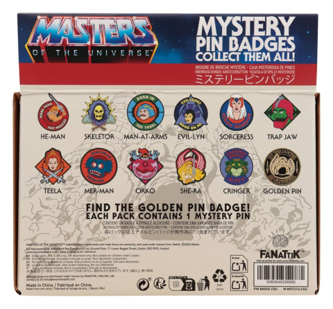 Fashion & Accessories - Masters of the Universe Mystery Pin Badges Blind Box Display (12)