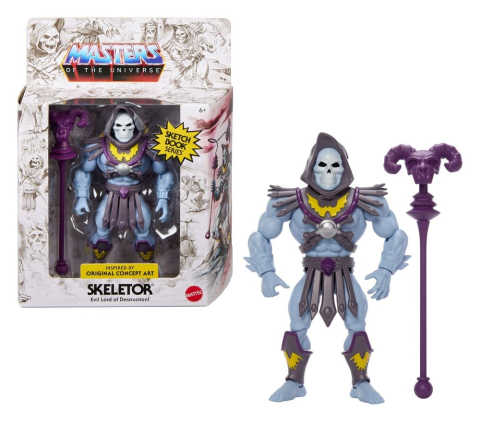 PRECOMENZI - Masters of the Universe Origins Action Figure Sketchbook Series: Skeletor 14 cm