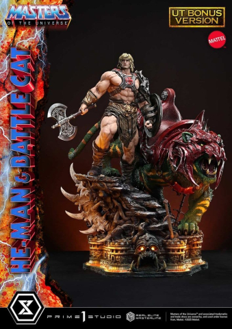 Masters of the Universe Real Elite Masterline Series Statue 1/4 He-Man & Battle Cat Ultimate Bonus Version 86 cm [9]