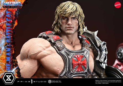 Masters of the Universe Real Elite Masterline Series Statue 1/4 He-Man & Battle Cat Ultimate Bonus Version 86 cm [16]