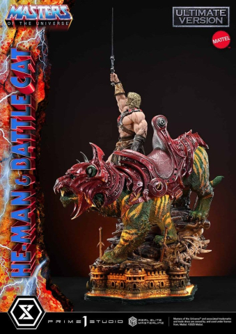 Masters of the Universe Real Elite Masterline Series Statue 1/4 He-Man & Battle Cat Ultimate Version 86 cm [11]