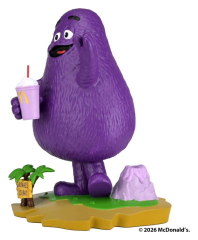 PRECOMENZI - McDonald's Head Knocker Grimace 20 cm