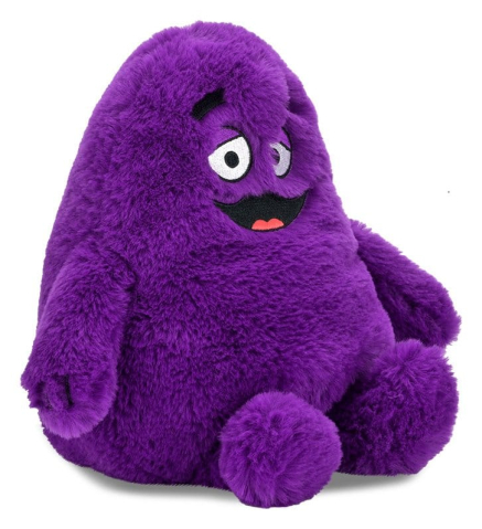 PRECOMENZI - McDonald's Phunny Plush Grimace 19 cm