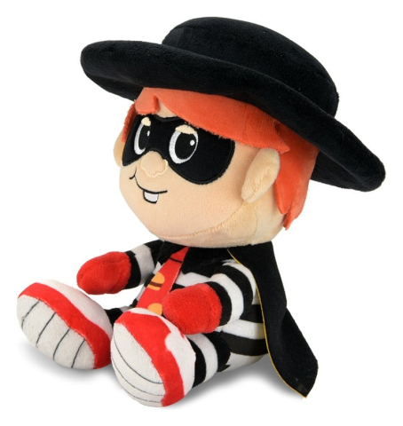 PRECOMENZI - McDonald's Phunny Plush Hamburglar 19 cm