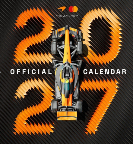 Casa si Cadouri - McLaren Mastercard Formula 1 Team Official Calendar 2027 30 x 30 cm