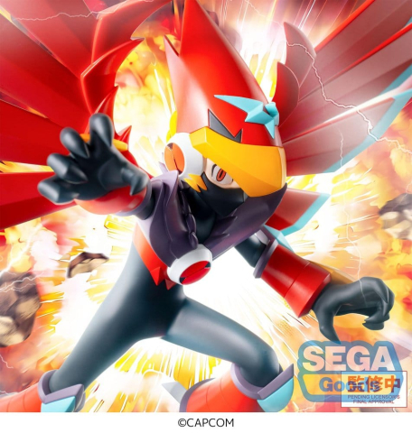 Mega Man Battle Network Luminasta PVC Figure Mega Man Falzar Beast 19 cm [3]