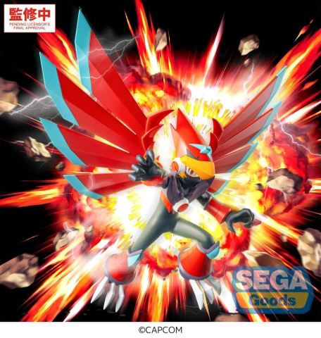 PRECOMENZI - Mega Man Battle Network Luminasta PVC Figure Mega Man Falzar Beast 19 cm