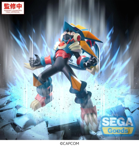 PRECOMENZI - Mega Man Battle Network Luminasta PVC Figure Mega Man Gregar Beast 17 cm