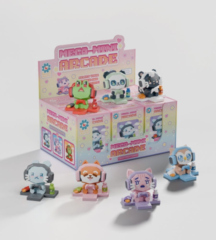 Mega Mini Arcade Mini Figures S1 6 cm Blind Box Display (6) [9]