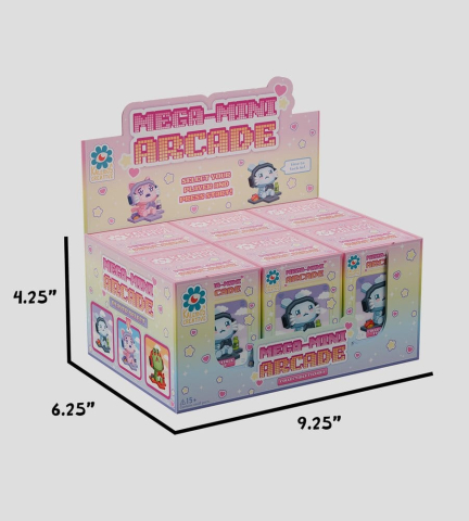 Mega Mini Arcade Mini Figures S1 6 cm Blind Box Display (6) [8]
