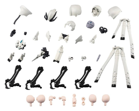 PRECOMENZI - Megalomaria Unlimited Universe Plastic Model Kit Accessory Set Metamorphose Unit Exarmor White Sorceress