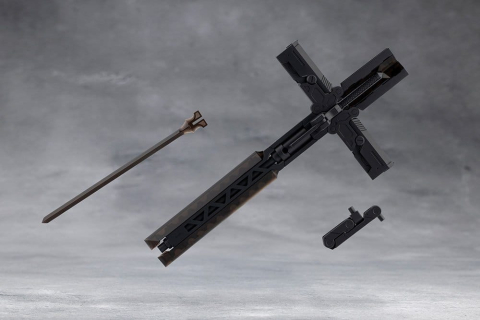 Megalomaria Unlimited Universe Plastic Model Kit Accessory Set Metamorphose Unit Grave Arms 2 Black Ver. [1]