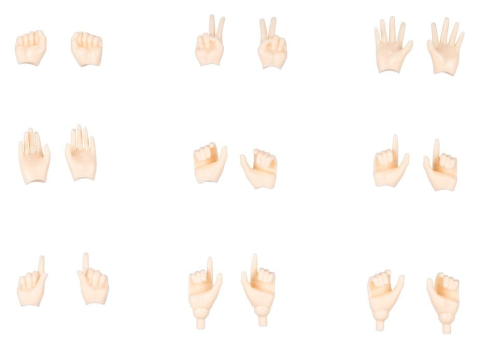 Megami Device M.S.G 09 Accessory Set 1/1 Hand Set Skin Color A [1]