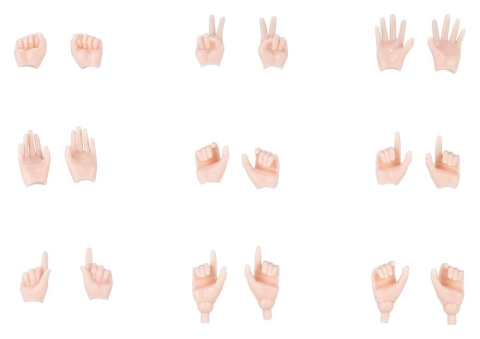 Megami Device M.S.G 09 Accessory Set 1/1 Hand Set Skin Color B [1]