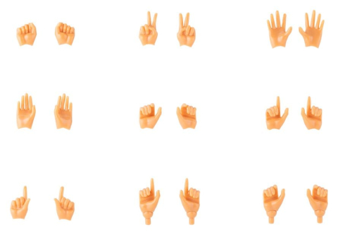 Megami Device M.S.G. Plastic Model Kit 1/1 09 Hand Set Skin Color E [1]