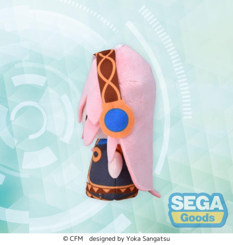 Jucarii - Megurine Luka Fuwa Petit Plush Figure Finger Mascot 10 cm