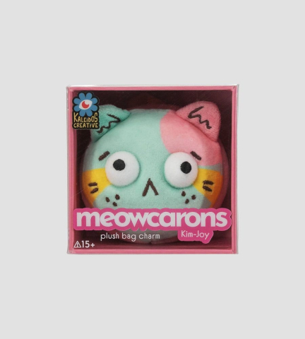Meowcaron Plush Bag Charm Scared 7 cm [2]